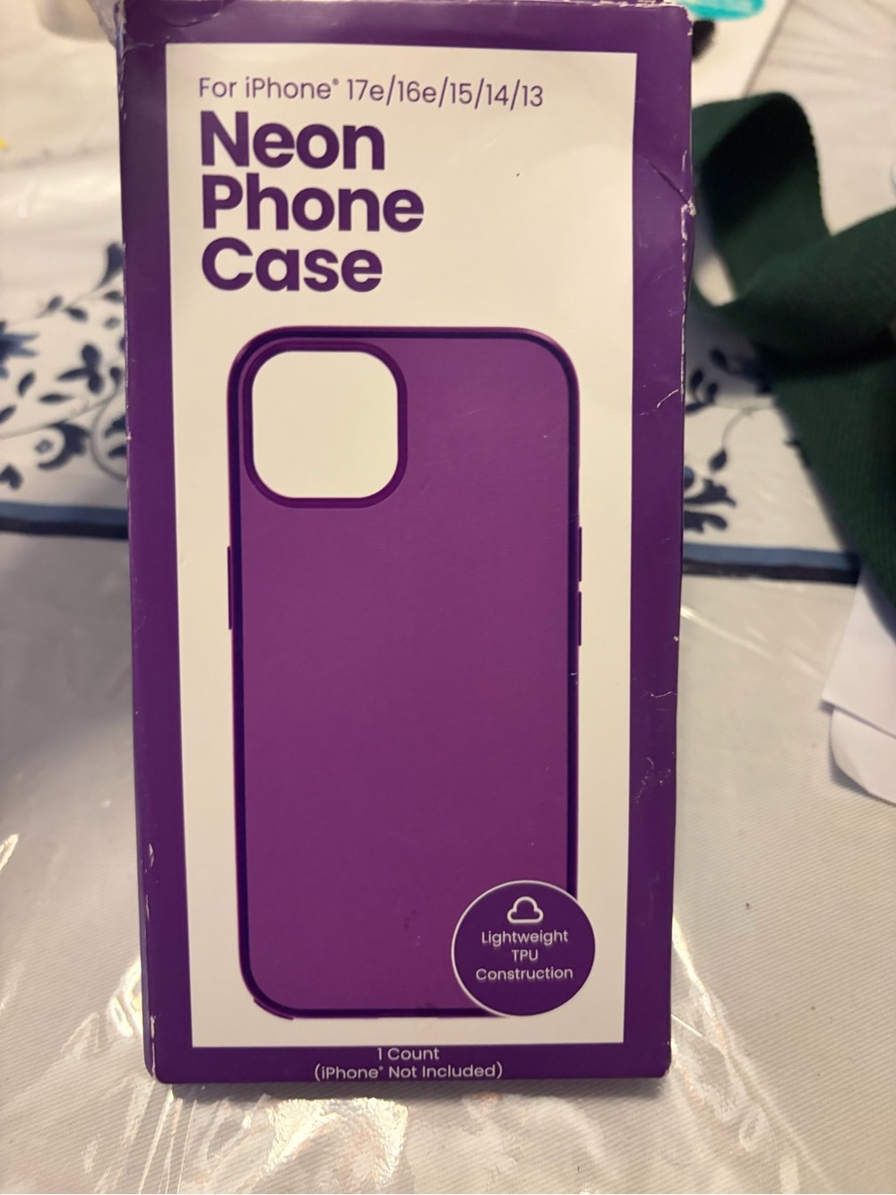 Neon Phone Case for iPhone - Purple for IPhone 17, 16, 15, 14 & 13 New